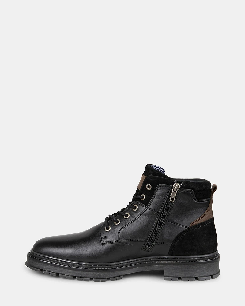 WYSTAN BLACK SUEDE