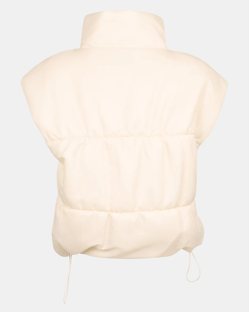 ADRIANNA PUFFER WHITE