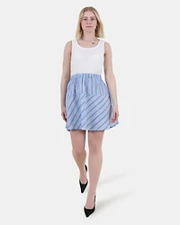 JENNIFER DRESS BLUE MULTI