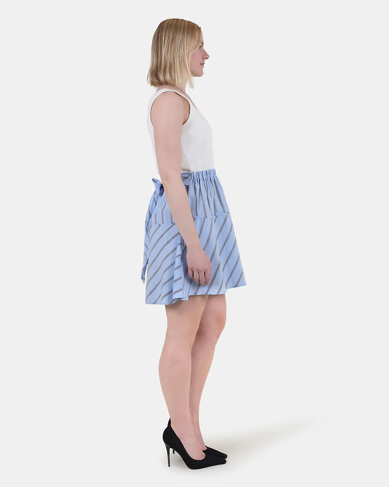 JENNIFER DRESS BLUE MULTI