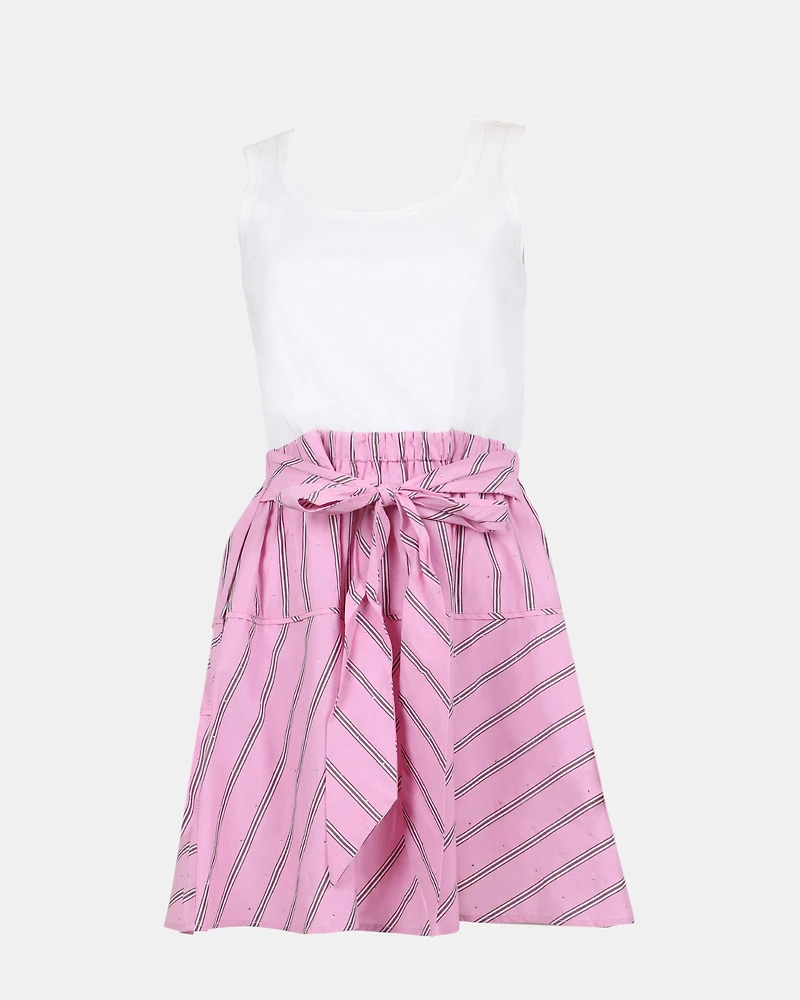 JENNIFER DRESS PINK MULTI