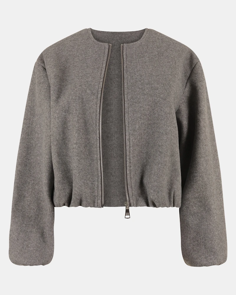 LISA BOMBER GREY