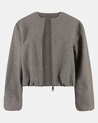 LISA BOMBER GREY
