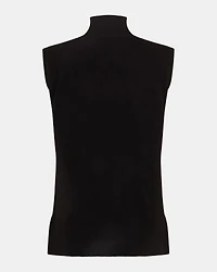 NATHALIE MOCK NECK TOP BLACK