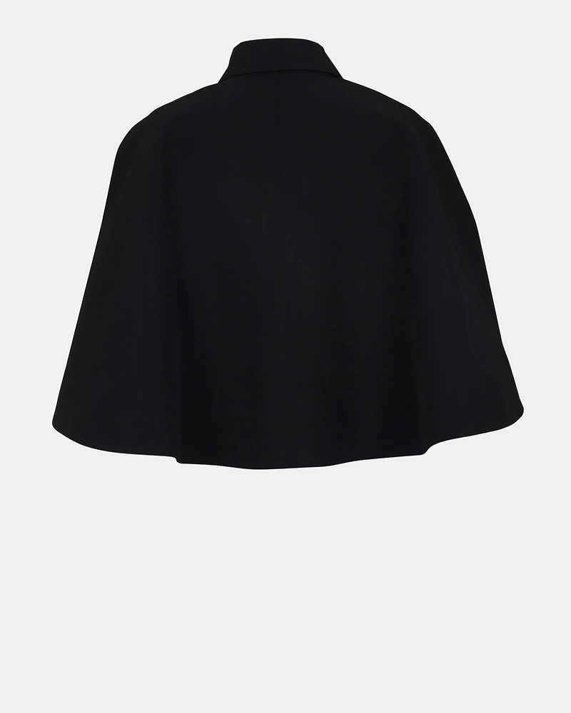 NOEMIE TRENCH CAPE BLACK