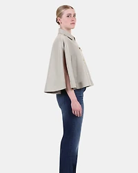 NOEMIE TRENCH CAPE GREY