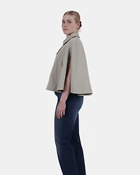 NOEMIE TRENCH CAPE GREY