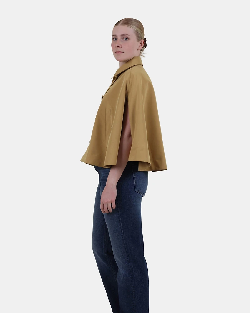 NOEMIE TRENCH CAPE KHAKI
