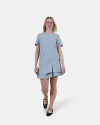 TINA DRESS LIGHT BLUE DENIM