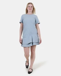 TINA DRESS LIGHT BLUE DENIM