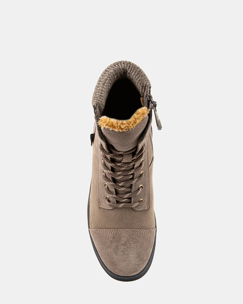 ISABEL TAUPE NUBUCK