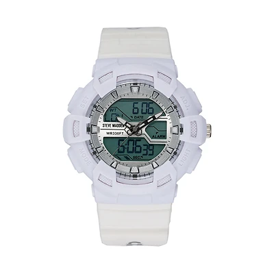 OVERSIZED SPORT WATCH WHITE MULTI