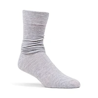 5PK MEN'S GREY MULTI SOCKS