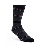 5PK MEN'S BLUE MULTI SOCKS