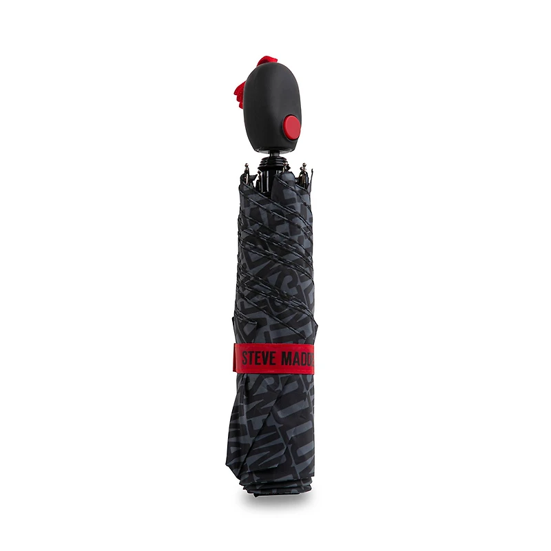 BLACK LOGO UMBRELLA
