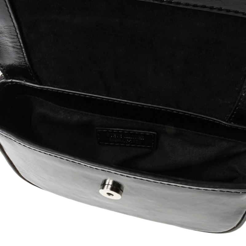 BCRAVED BLACK LEATHER