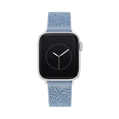 Apple Watch® RUBBER LOGO BAND 38/40/41MM BLUE