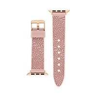 Apple Watch® RUBBER LOGO BAND 42/44/45MM PINK