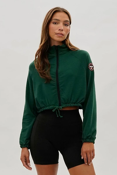 Fahrenheit Cropped Drawstring Lightweight Jacket