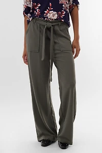 International INC Company Belted Wide Leg Pants