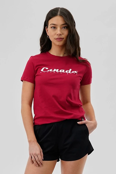 Canada Weather Gear Chest Logo Print Tee
