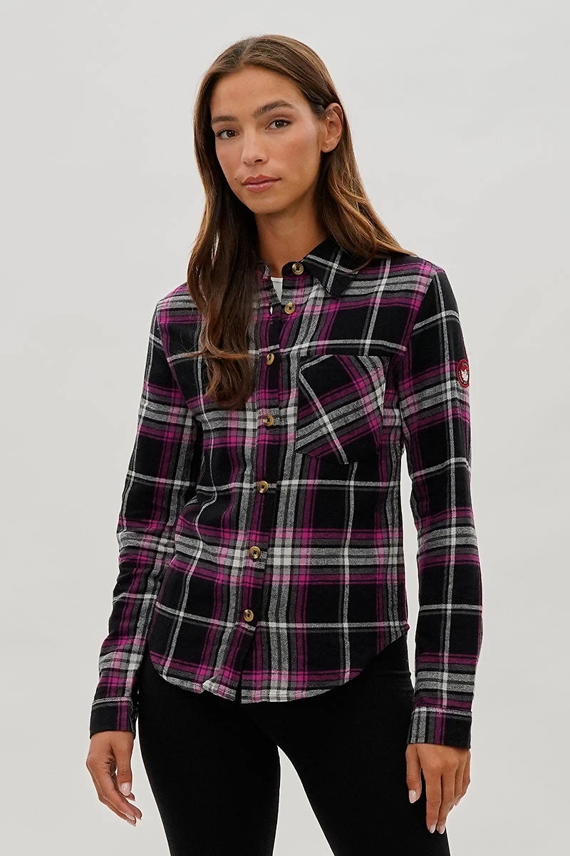 Canada Weather Gear Button Up Flannel Shirt