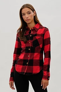 Button Up Flannel Shirt