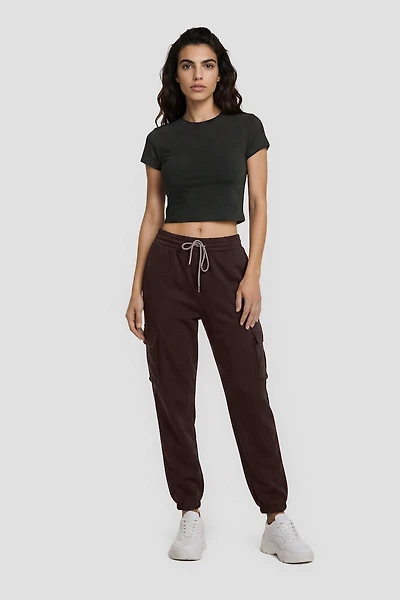 Fleece Joggers With Side Pockets