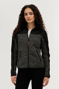 Canada Weather Gear Zip Up Knit Lightweight Jacket