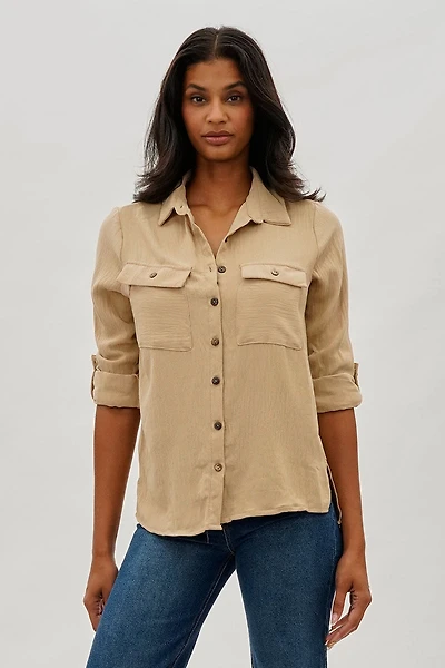 Stylexchange Vintage Button Up Utility Shirt