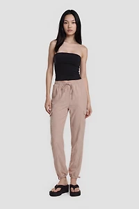Tie-Up Pants With Big Pockets