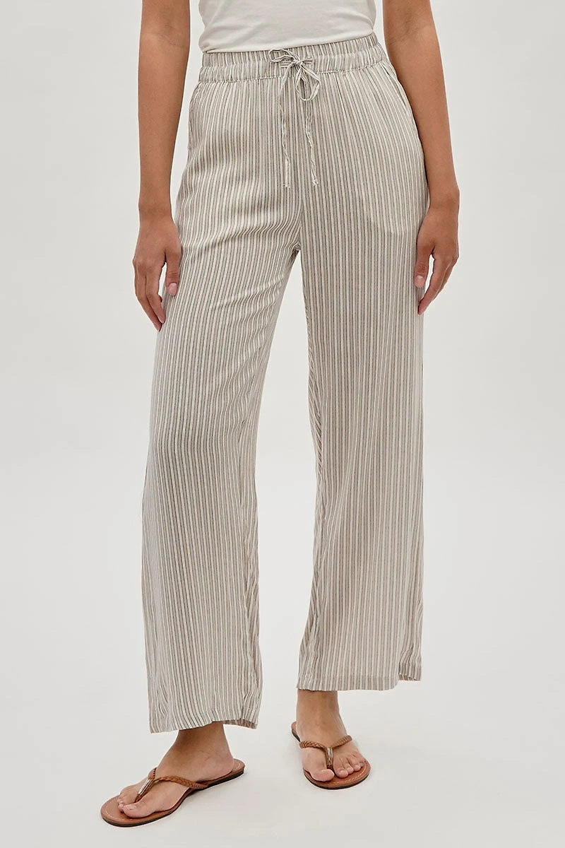 International INC Company Striped Wide Leg Pants