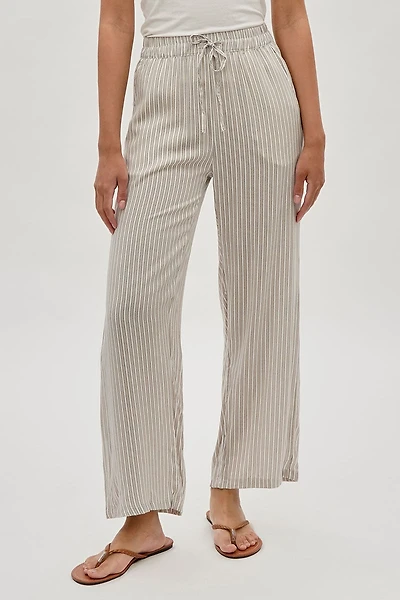 International INC Company Striped Wide Leg Pants