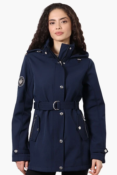 Belted Soft Shell Lightweight Jacket