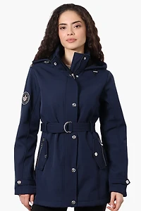 Belted Soft Shell Lightweight Jacket