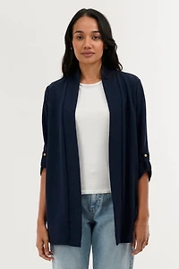 Roll Up Sleeve Cardigan