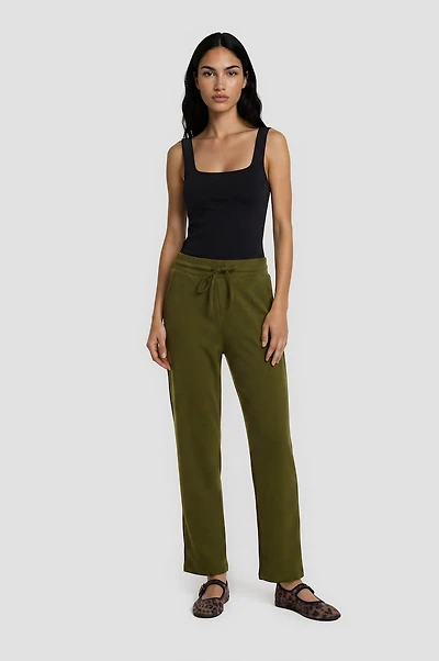 Easy Drawstring Pants - Olive