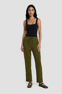 Easy Drawstring Pants - Olive