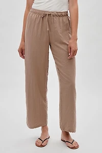 Runaway Bay Wide Leg Tie Waist Pants
