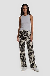 Printed Drawstring Pants