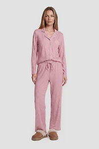 Long Pajama Pants - Pink