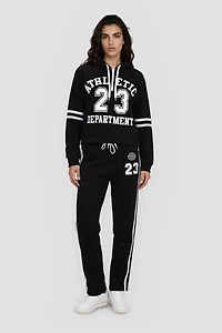 Sweatpants With Stripes And Drawstrings