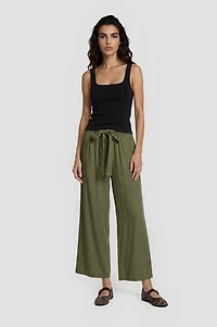 Cropped Pants - Green