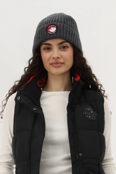 Gloves and Ribbed Knit Hat