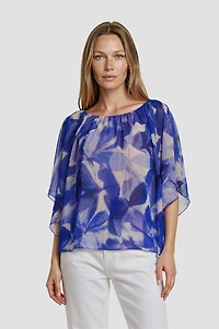 Printed Flutter Top