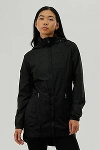 Canada Weather Gear Long Hooded Lightweight Jacket