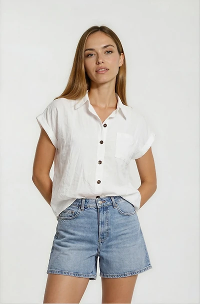 Short Sleeve Button Up Shirt