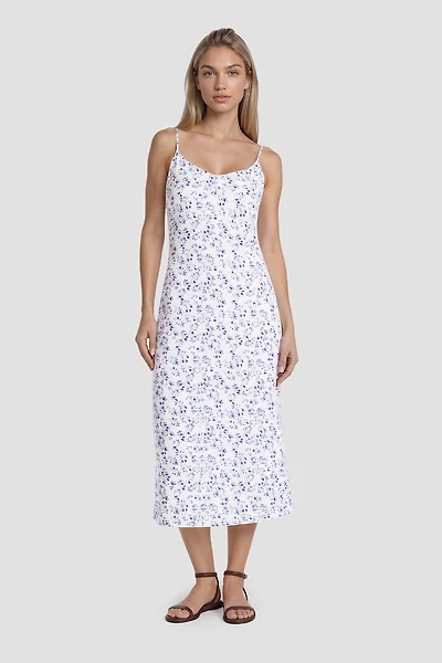 Flower Print Day Dress