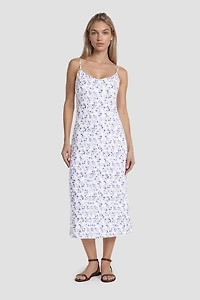 Flower Print Day Dress