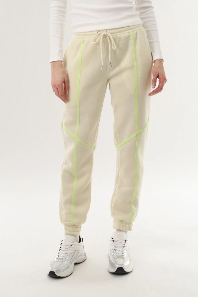 New Look Fleece Joggers - Cream